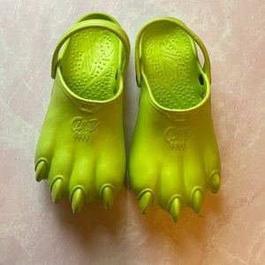 Clawz Green Slip on Shoes
